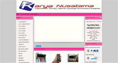 Desktop Screenshot of karyanusatama.com