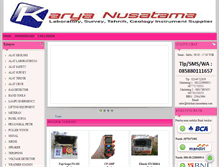 Tablet Screenshot of karyanusatama.com